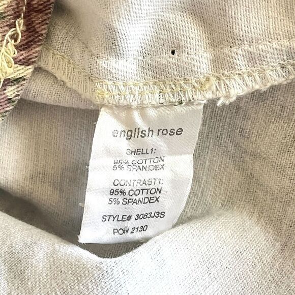 NWOT- English Rose Floral Studded Jacket Size Medium - Picture 10 of 11